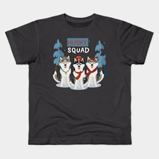 Husky squad Kids T-Shirt